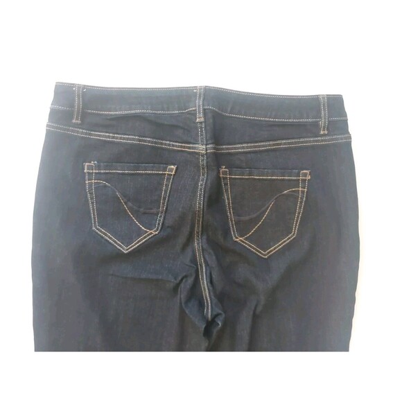Ladies Lane Bryant Genius Fit Dark Wash Size 16R Stretch Bootcut Denim Jeans - Picture 8 of 9